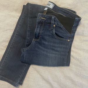 Paige Maternity Skinny Dark Wash Jeans